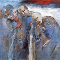 Čekání, 1991, 120x120